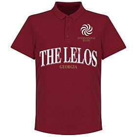 Georgia Rugby Polo Shirt - Chilli Red