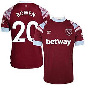 22-23 West Ham Home Shirt + Bowen 20 (Premier League)