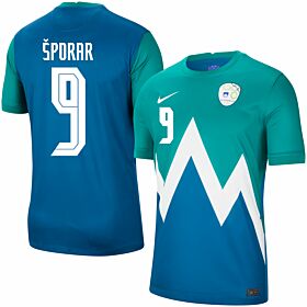 20-21 Slovenia Away Shirt + Sporar 9 (Fan Style)