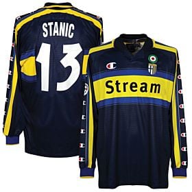 Champion Parma 1999-2000 Away Jersey - L/S NEW Condition Player Issue - STANIC 13 - Size XL
