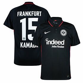 21-22 Eintracht Frankfurt Home Shirt + Kamada 15 (Official Printing)