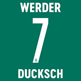 Ducksch 7 (Official Printing) - 23-24 Werder Bremen Home