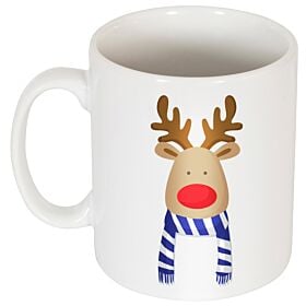 Reindeer Supporters Mug - Blue/White