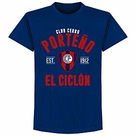Cerro Porteno Established T-Shirt - Ultramarine
