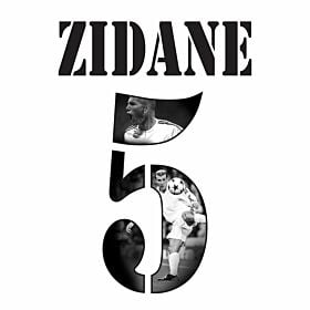 Zidane 5 (Gallery Style) Real Madrid Home