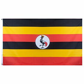 Uganda Large National Flag (90x150cm approx)