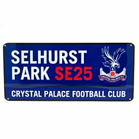 Crystal Palace Colour Street Sign (40cm x 18cm)