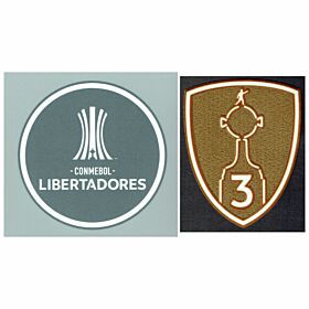 2022 Sao Paulo 3x CONMEBOL and Libertadores Patch Set