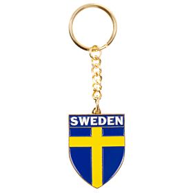 Sweden Enamel Keyring