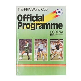 1982 World Cup Finals in Spain Official Souvenir Program - French Edition