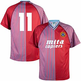 1988 Aston Villa Home Retro Shirt + No.11 - McInally (Retro Flock Printing)