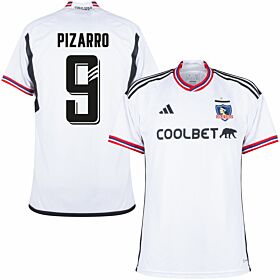 2023 Colo Colo Home Shirt + Pizarro 9 (Fan Style Printing)