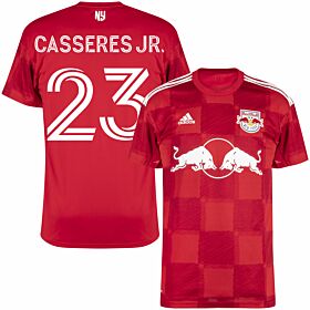 2022 New York Red Bulls Away Shirt + Casseres Jr. 23 (Fan Style)