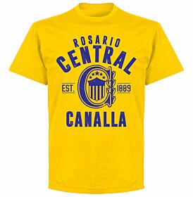 Rosario Central Established T-Shirt - Yellow