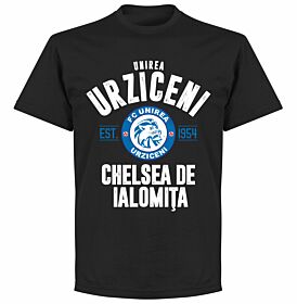 Unirea Urziceni Established T-shirt - Black