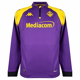 23-24 Fiorentina Ablas Pro 7 1/4 Zip Training Top - Purple/Yellow