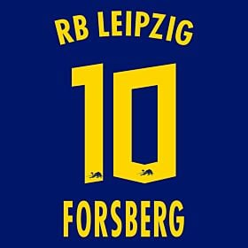 Forsberg 10 (Official Printing) - 20-21 RB Leipzig Away