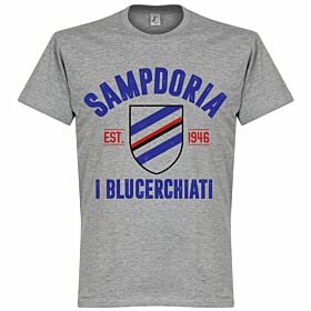 Sampdoria Established Tee - Grey