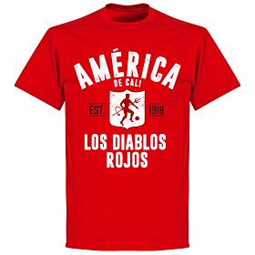 America de Cali EstablishedT-Shirt - Red