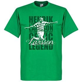 Henrik Larsson Celtic Legend Tee - Green