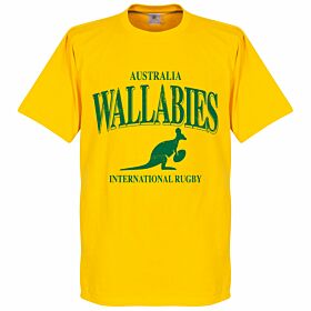 Australia Wallabies Rugby Tee - Yellow