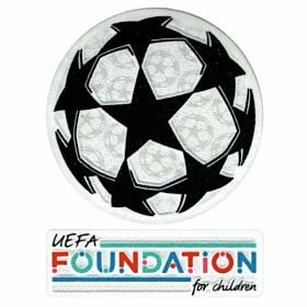 21-22 UCL Starball + UEFA Foundation Patch Set
