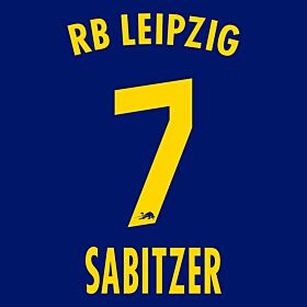 Sabitzer 7 (Official Printing) - 20-21 RB Leipzig Away