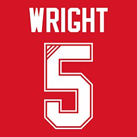 Wright 5 (Retro Flock Printing) 95-96 Liverpool Home