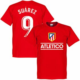 Atletico Suarez 9 Team T-shirt - Red