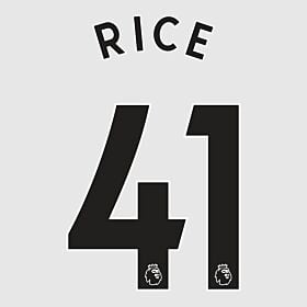 Rice 41 (Premier League) - 22-23 West Ham 3rd