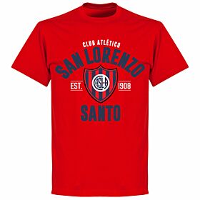 San Lorenzo EstablishedT-Shirt - Red
