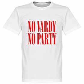 No Vardy No Party Tee - White/Red