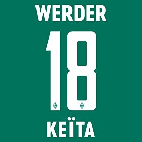 Keïta 18 (Official Printing) - 23-24 Werder Bremen Home