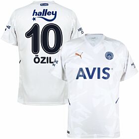 21-22 Fenerbache Away Shirt + Özil 10 (Fan Style Printing)
