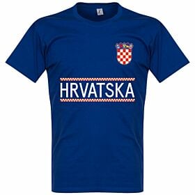 Croatia Team Tee - Blue