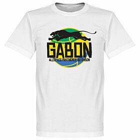 Gabon Logo Tee - White