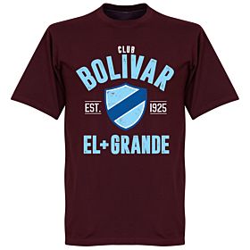 Club Bolivar Established T-Shirt - Maroon
