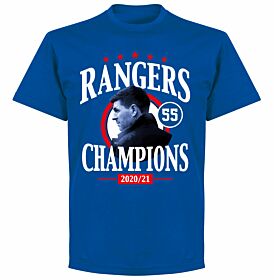 Rangers 55 Champions T-shirt - Royal