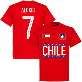 Chile Alexis 7 Team T-shirt - Red