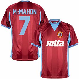 1984 Aston Villa Home Retro Shirt + McMahon 7 (Retro Flex Printing)