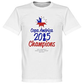 2015 Chile Copa America Champions Tee - White