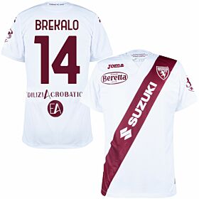 21-22 Torino FC Away Shirt + Brekalo 14 (Fan Style)