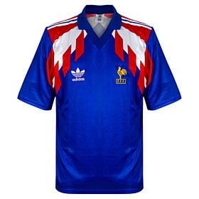 adidas France 1990-1991 Home Jersey S/S - USED Condition (Excellent) - Size XL