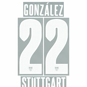 Gonzalez 22 (Official Printing) - 20-21 VFB Stuttgart Away