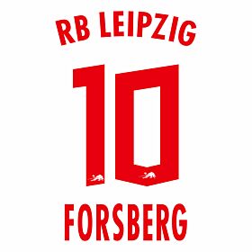 Forsberg 10 (Official Printing) - 20-21 RB Leipzig Home