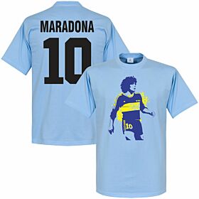 Boca Maradona No. 10 Tee - Sky