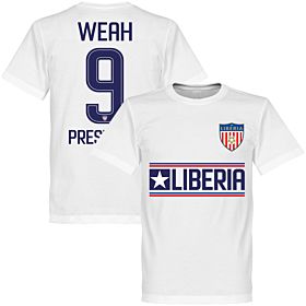 Liberia Weah 9 President Tee - White