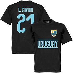 Uruguay Cavani 21 Team Tee - Black