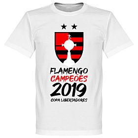 Flamengo 2019 Copa Libertadores Champions T-Shirt - White