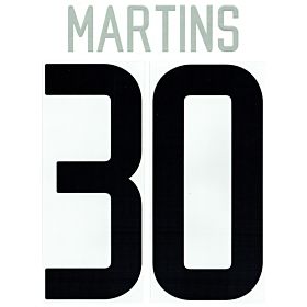 Martins 30 02-04 Inter Milan Away Official Name and Number